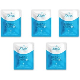 Sheló Nabel Mascarilla Facial Baba de Caracol, Pack de 5 Sobres