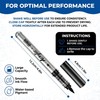 YWPXSN White & Black Acrylic Markers Sets, 12 Pcs Brush