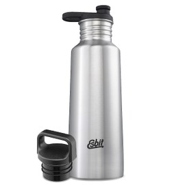Esbit Pictor Sports Bottle 750 ml Stainless Steel with Sports and Loop Closure Stainless Steel