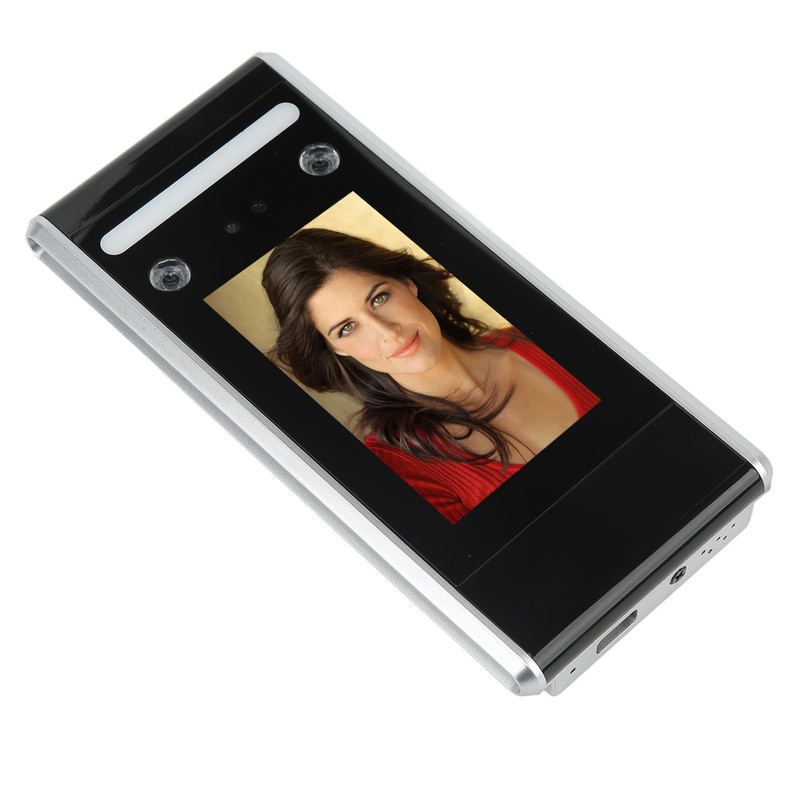 Time Clock Face Recognition Password Attendance Machine 4.3in Touchscreen Infrared