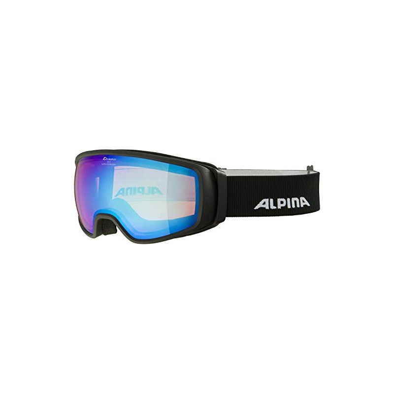 ALPINA Double Jack Q-Lite Mirrored Contrast Enhancing OTG Ski Goggles