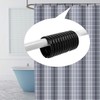 Qulable Shower Curtain Rings-24 Pack- Plastic Shower Curtain Hooks O-Shaped