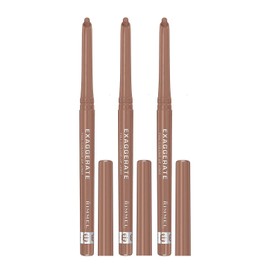 Rimmel London 3 RIMMEL EXAGGERATE FULL COLOUR LIP LINER 030 NATURAL NEW  LOT OF 3 LINERS