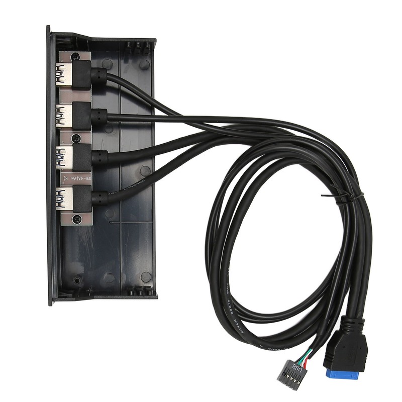5.25in USB 3.0 Front Panel Hub 4 Ports 5Gbps High