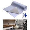 Self Adhesive Heat Shield Material - 12" X 24" Aluminum
