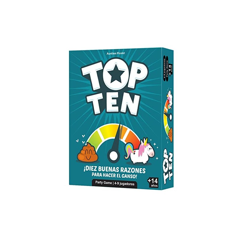 Cocktail Games Top Ten Spanish Card Game (CGTT01ES)
