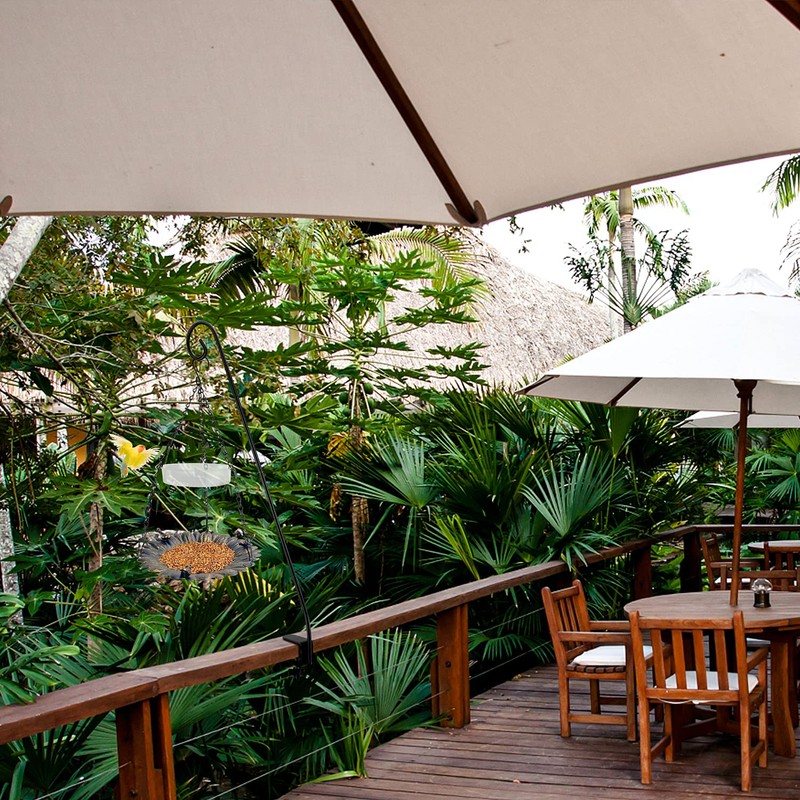 MIXXIDEA Heavy Duty Deck Rail Pole Deck Hook, Extensible and