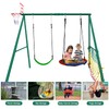CYFIE Swing Set, Outdoor Playset Kids Saucer Swing, Belt Swing,