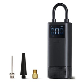 Wireless Electric Air Pump, Fill-kun, Cordless Electric Air Pump, Auto Stop Electric Air Compressor, Wheelchair, Vinyl Pool, Ball, Tire, Pank, Portable, USB Charging, High Pressure, 150 SPI, Includes 3 Attachments