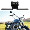 Motorcycle License Plate Lamp Blue LED with Bracket Univeral for
