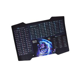 XMDCuber Moyu CFOP Speed Cube Mat Suitable for Both Daily Training and Competitions, Suitable for Standard Cube Timers, Size 50.8 x 35.6 cm with CFOP Restoration Formulas