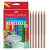 FABER-CASTELL 205276 Jumbo Colouring Pencils Set 18 Pieces Including 6