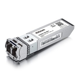 10Gtek Industrial Grade 10GBase-SR SFP+ Module, 10G 850nm MMF, Max 300m, Optical Transceiver, Compatible with Cisco SFP-10G-SR, Meraki MA-SFP-10GB-SR, Netgear, Ubiquiti UF-MM-10G, Mikrotik, D-Link