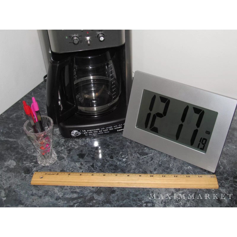 Sonnet Industries SUPER LARGE 3.5” LCD NUMBER ATOMIC ALARM CLOCK