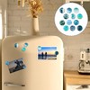 Fridge Magnet, 10 PCS Ocean Crystal Glass Magnetic Fridge Magnet