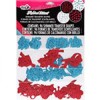 Tulip Fashion Glitter Shimmer Transfer Shapes - Red / Blue