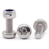 Glvaner (20 Sets) M6 x 16mm Pan Torx Head Tamper