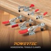 POWERTEC 4PK Toggle Clamp, 300 lbs Holding Capacity, 201B Quick