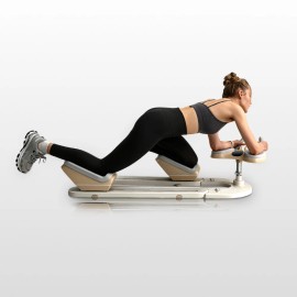 Postpartum Waist Workout Adjustable Waist Exerciser Spine Twist & Stretch Trainer Factory Directcolor: White