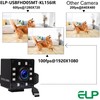 ELP 1080P Night Vision USB Camera with Wide Angle Fisheye