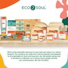ECO SOUL Compostable 15cm Square Palm Leaf Plates | Pack