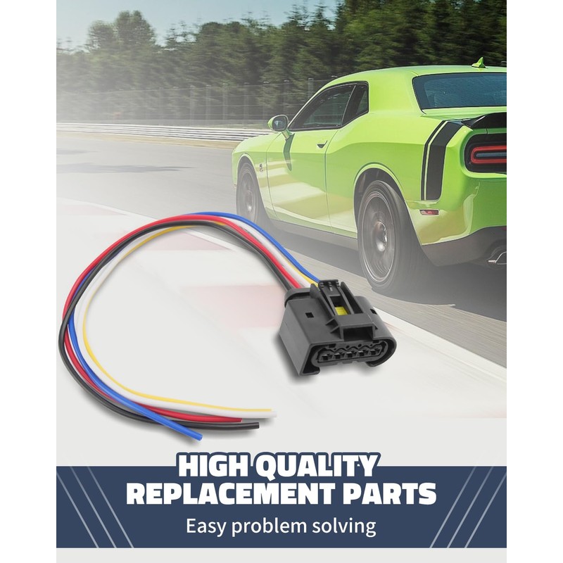 JUWEVAZU Fuel Pump Wiring Harness Connector Plug Fit for Dodge
