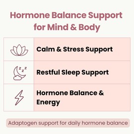 Hormone Balance Ashwagandha Mind & Body 1000mg – Cortisol Adaptogen Support for Stress, Calm Energy, Sleep & Mood – Hormone Balance & Focus – Twin Pack 2 x 60 Vegan Tablets