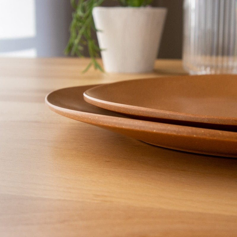 Tarhong TT20744176 Mat, Salad Plate, 8.7 inches (22 cm), Black,
