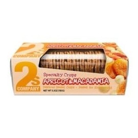 2s Company Apricot & Macadamia Crisps 12 x 5.3 oz
