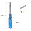 QUARKZMAN 8-Piece Hex Screwdriver H2.5 Magnetic Carbon Steel Hex Head