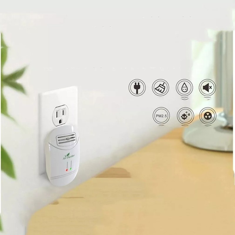 CIKUSO Purificador Ionizador Limpiador Aire Iones Para El Hogar 4pz