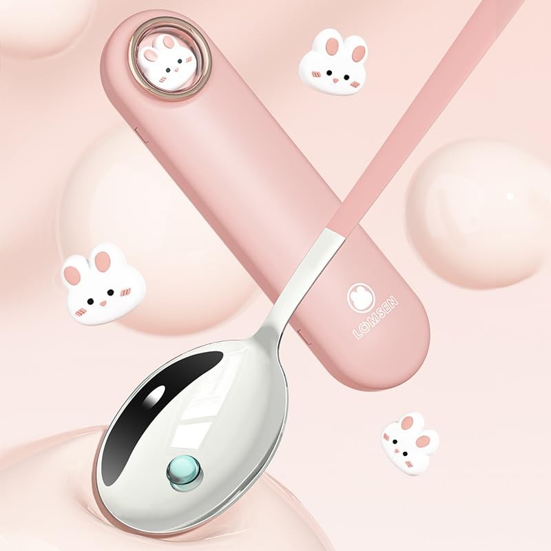 Travel Utensils with Case Cute, Reusable Silverware for Lunch, Portable