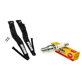 Leaf Blower & Vacuum Parts Bpm8y / P021046660 Kit of 2 Straps & 1 Spark Plug for Echo Fits Pb-770h Pb-770t Blowers + (Free Two E-Books)