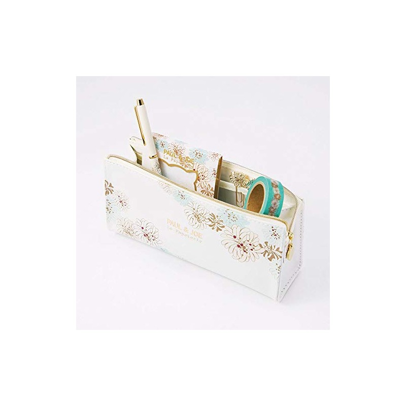 Marks PAJ-PEC7-WH Pen Case M2 Chrysantheme, White, Paul & Joe