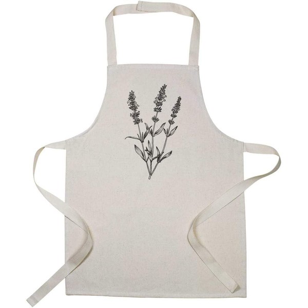 Azeeda 'Simple Lavender Plant' Kid’s Cooking Apron (AP00071107)