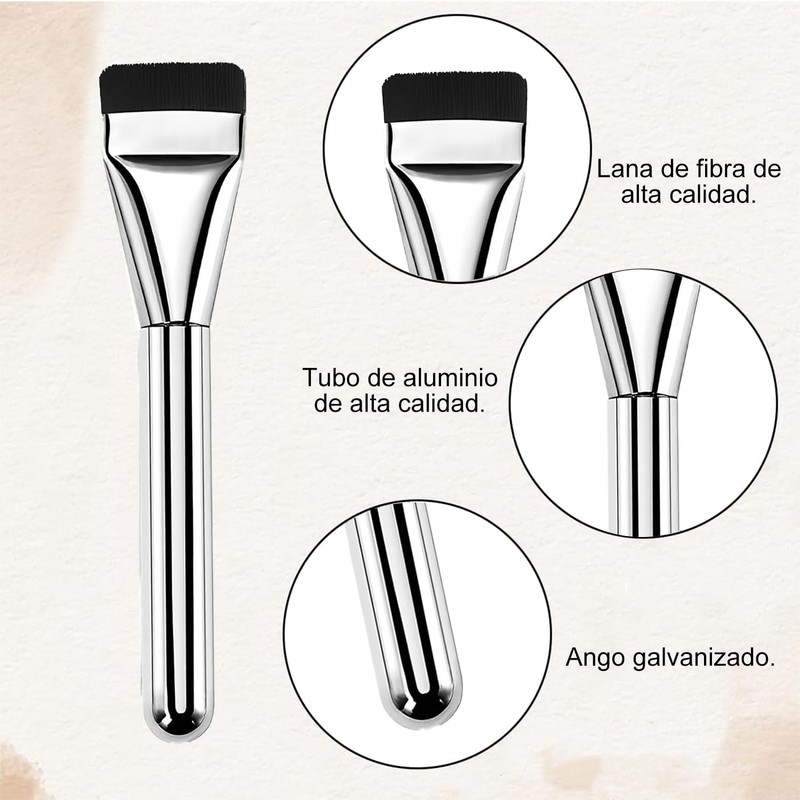 6 PCS Brochas para Maquillaje Liquido, Brocha para Base de