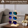 Sunglasses Stand, Wooden Sunglasses Rack, Wooden Glasses Holder Organiser, Glasses