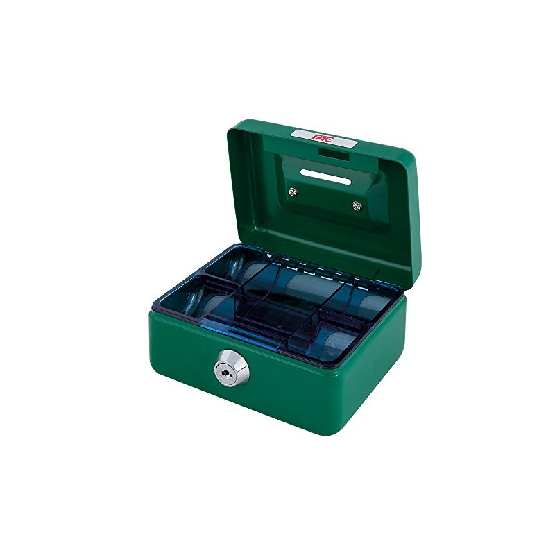 Mini Cash Box with Slot Number 0, green, 17016
