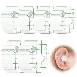 YIZWINS Pack of 120 Ear Protection Swimming Children, 2 Sizes Earrings, Masking Sports Children Ear Protection, Water Children, Transparent Masking Sports Disposable Earmuffs Shower for Earrings