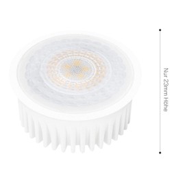 linovum Pack of 10 LED Module Flat with Only 23 mm for Recessed Ceiling Spotlights - 4 W Neutral White - Perfect Replacement for GU10 / MR16