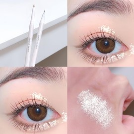 Star Eye Eyeliner Teardrop Bag Highlight Shadow Makeup Pen Waterproof Gel Eyeliner (03# Daisy Broken Gold)