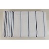 (Case of 12) Pacific Bay Pool Towel White w/Multi-Blue Pencil