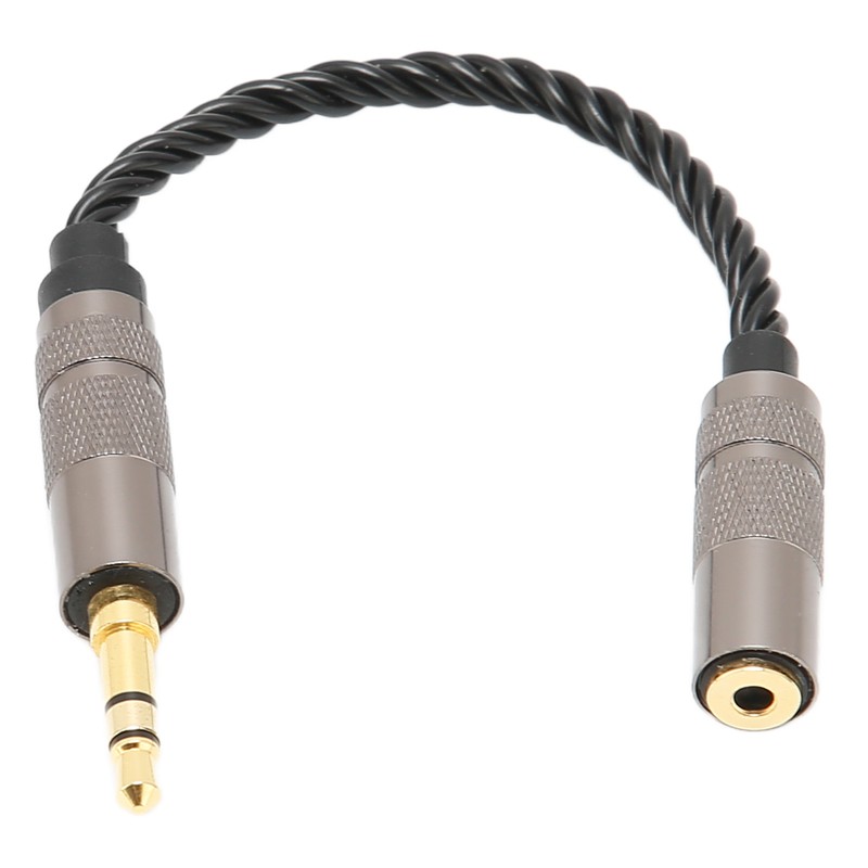 3.5 Male to 2.5 Female Adapter Portable Silver Plated Copper