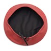Umeepar Womens Classic Pu Leather French Beret Hat(Red)