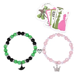 BOTVUG Elphaba Galinda Matching Bracelets Witch Merch Jewelry Musical Gift Accessories