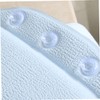 BUGUUYO PVC Bath Pillow Suction Cup Spa Bathtub Cushion for