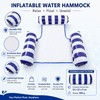 Adult Inflatable Water Hammock Pool Float – 4-in-1 PVC Lounge