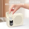 COOLSELL Mini Speaker with Wireless Lavalier Microphone Integrated Storage and