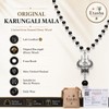 Karungali Malai Original with Trishool, Damru and 10 MM Karungali