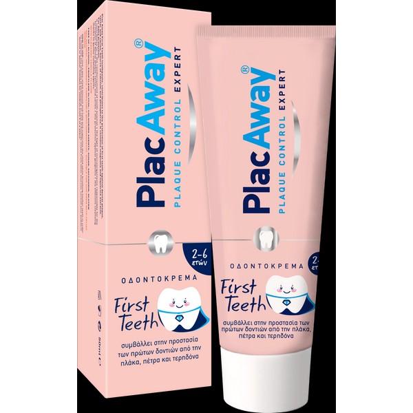 Plac Away First Teeth Toothpaste Vanilla Children 2-6 Years, 50ml
